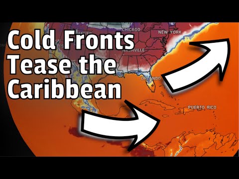 Cold Fronts Get Close to the Caribbean…