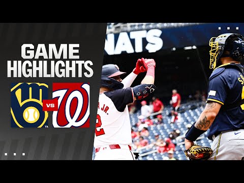 Brewers vs. Nationals Game Highlights (8/4/24) | MLB Highlights