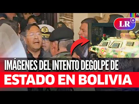 Intento de GOLPE de ESTADO en BOLIVIA: IMÁGENES de MILITARES ingresando PALACIO de GOBIERNO |#LR