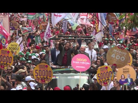 Lula holds rally in Sao Paulo on eve of presidential elections | AFP