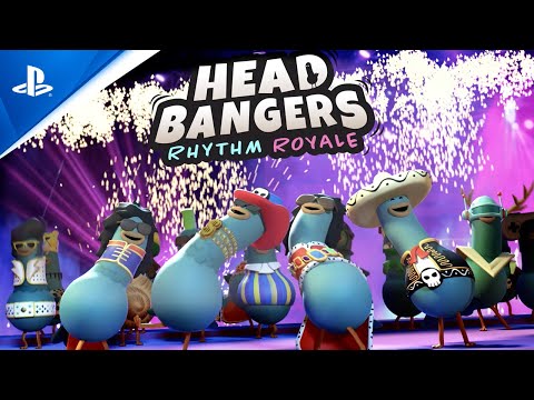 Headbangers Rhythm Royale - Announcement Trailer | PS5 & PS4 Games