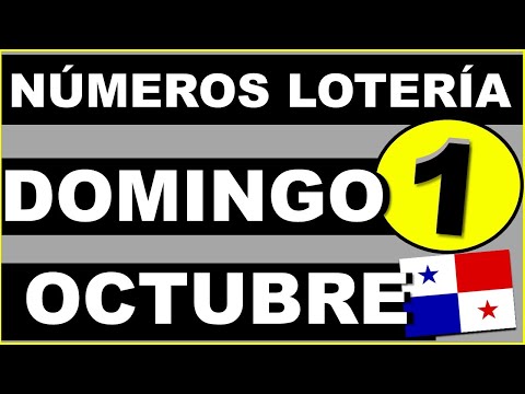 Resultados Sorteo Loteria Domingo 1 de Octubre 2023 Loteria Nacional de Panama Sorteo Hoy Dominical