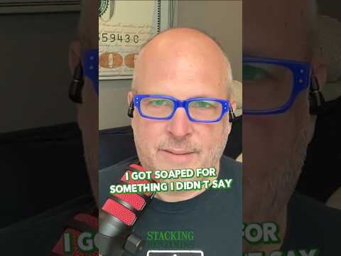 Stacking Benjamins | I Got Soaped For Something I Didn't Say!