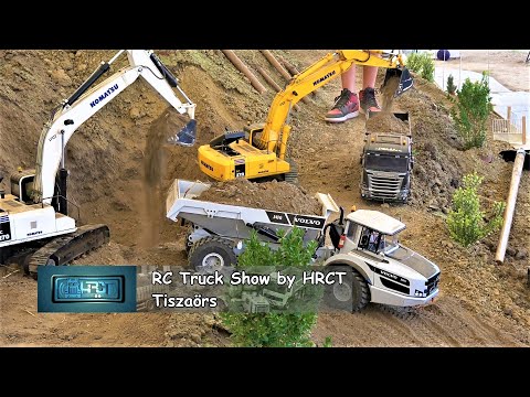 RC Trucks, tippers and excavators / HRCT Tiszaörs