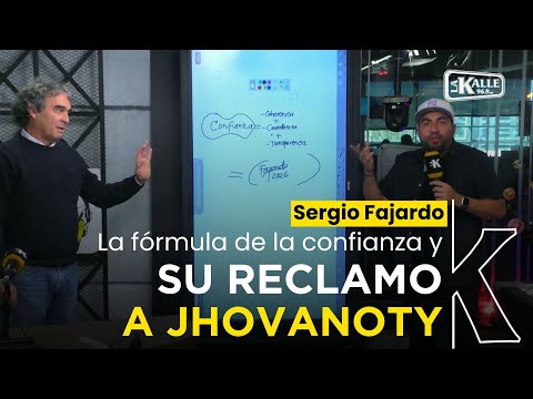 Sergio Fajardo: Su posible candidatura, su reclamo a Jhovanoty y una curiosa anécdota