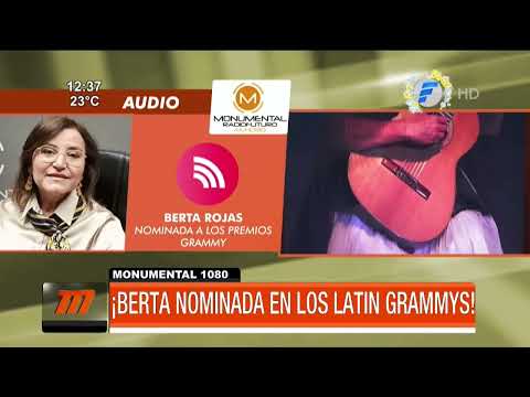 ¡Berta Rojas nominada en los Latín Grammys!