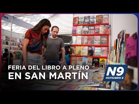 FERIA DEL LIBRO A PLENO EN SAN MARTÍN - NOTICIERO 9