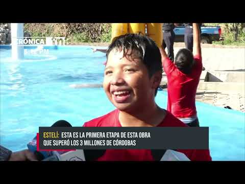 Inauguran primera etapa del Parque Acuático en San Juan de Limay, Estelí - Nicaragua