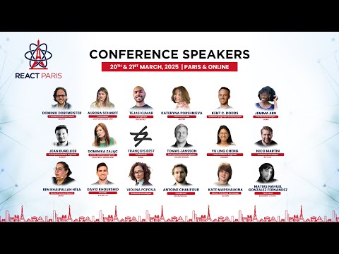 REACT Paris 2025 - Full speaker line up