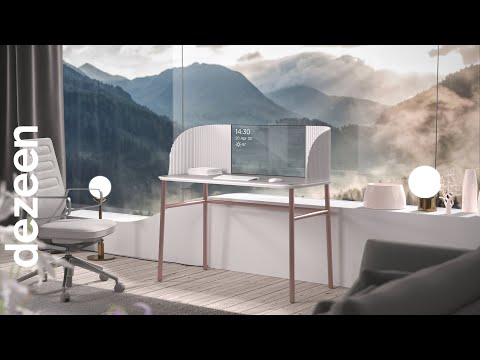 Caelum desk wins Dezeen and LG Display?s OLEDs Go! design competition