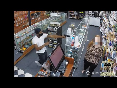 Clerk Has Lots Of Opportunities To Counter Armed Robber