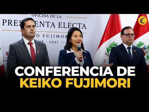Keiko Fujimori: primeras palabras tras proclamación como presidenta del Perú | El Comercio