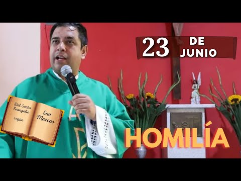 EVANGELIO DE HOY domingo 23 de junio del 2024 - Padre Arturo Cornejo
