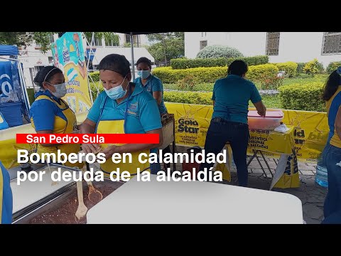 Sampedranos celebran el día de la baleada en el parque central de San Pedro Sula
