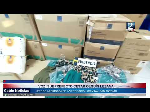 22 ENE 2024 PDI de San Antonio recupera especies sustraídas a contenedores