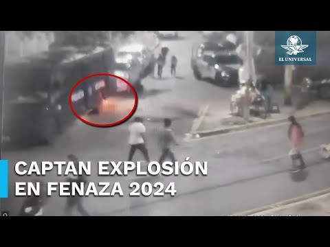 Revelan momento exacto de explosión en la Feria de Zacatecas 2024