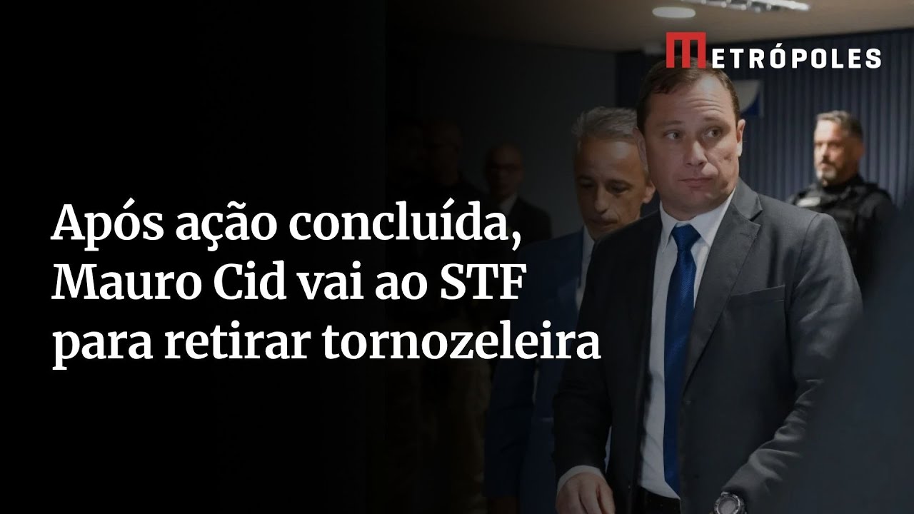 Mauro Cid tira tornozeleira eletrônica nesta terça após autorização do STF