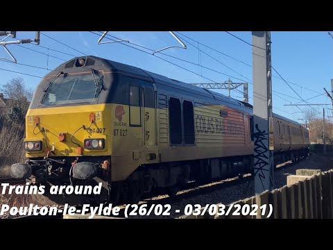 *Colas 67s* Trains around Poulton-le-Fylde (26/02 - 03/03/2021)
