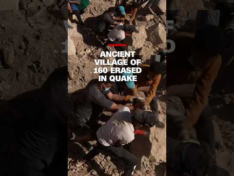 Ancient village of 160 erased in quake