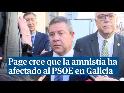 Page cree que la amnistía ha afectado al PSOE en Galicia