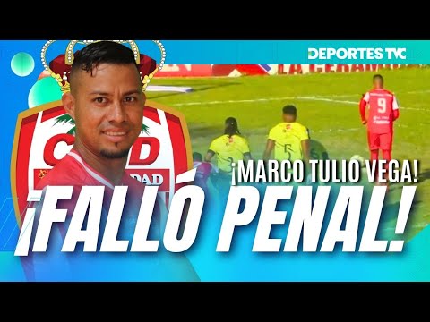 Marco Tulio Vega falla penal que pudo significar un gol para el Real Sociedad en juego vs Génesis