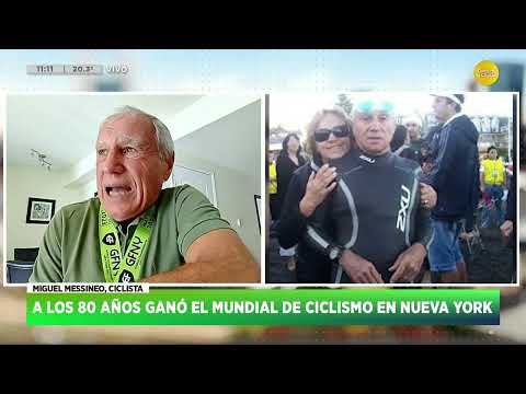 Ciclismo: Miguel Messineo a los 80 años ganó el Mundial en Nueva York