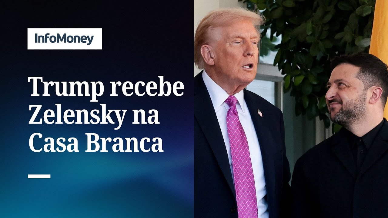 Trump recebe Zelensky e diz crer que acabará com a guerra na Ucrânia | InfoMoney News
