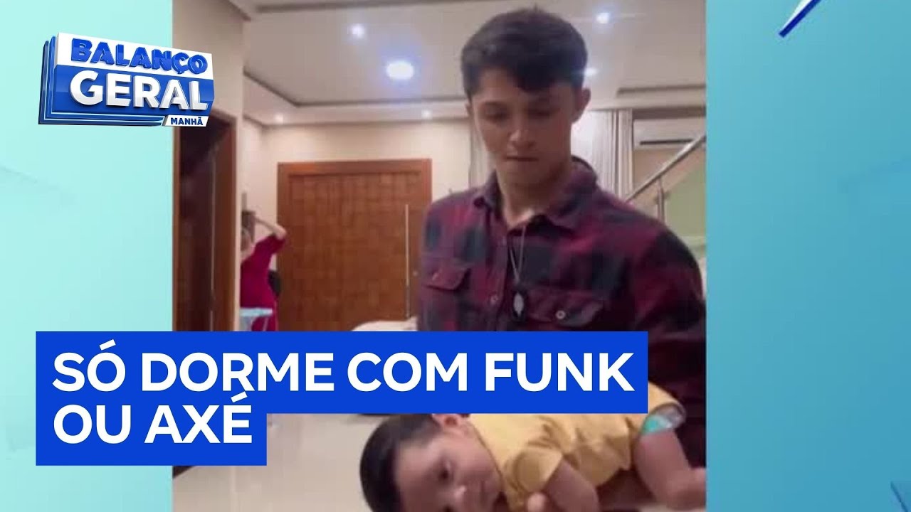 Bebê só pega no sono ao som de funk ou axé e vira fenômeno nas redes TV Online Bebê só pega no sono ao som de funk ou axé e vira fenômeno nas redes
