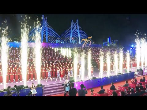 The show goes on but without drones at Hong Kong event to mark China anniversary