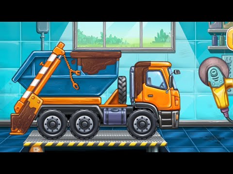 PERMAINAN EDUKASI ANAK BELAJAR MERAKIT KENDARAAN DAN MEMBERSIHKAN KARAT PADA MOBIL TRUK SAMPAH