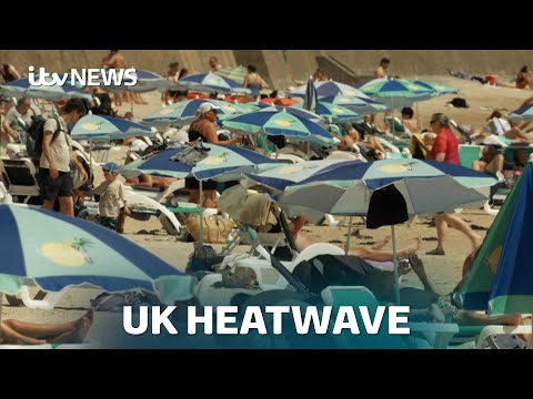Watch in pictures: The UK's hottest day of the year so far after warmest June on record | ITV News