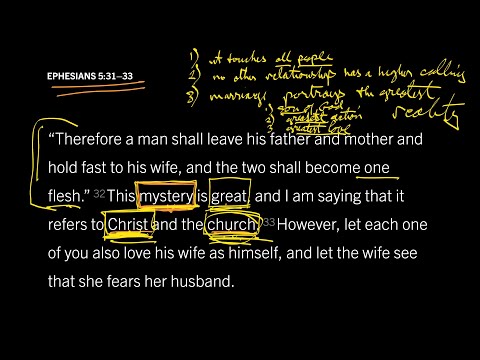 How Great Is the Mystery of Marriage? Ephesians 5:31–33, Part 2