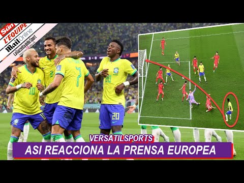 ASI REACCIONA PRENSA EUROPEA a VICTORIA de BRASIL vs KOREA DEL SUR