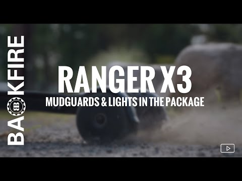 Backfire Ranger X3 will come with mudguard and CannonII headlamp in the package
