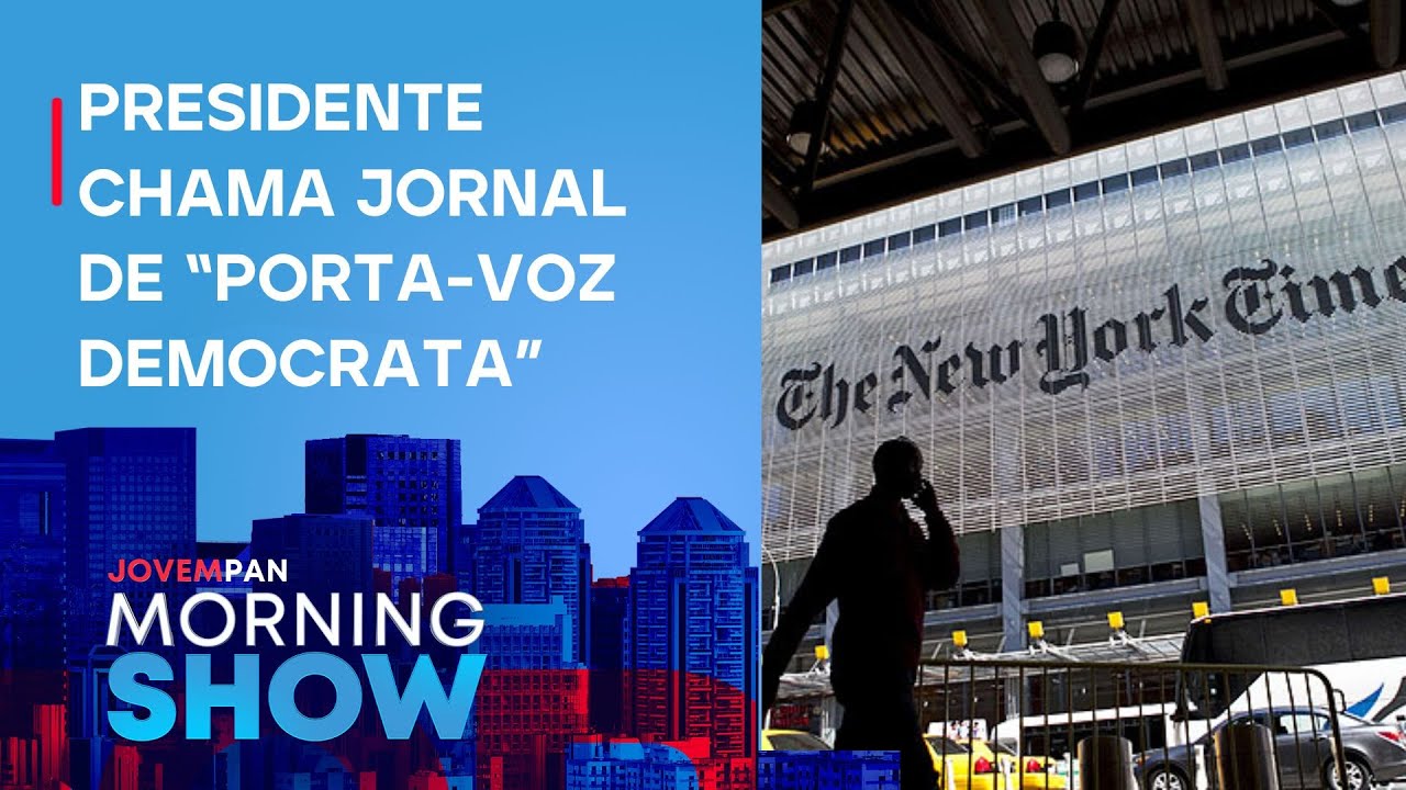TRUMP processa o NEW YORK TIMES em US$ 15 BILHÕES