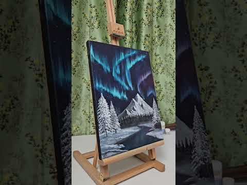 Glow in the dark acrylic painting #painting #shorts #acrylicpainting #art #artist