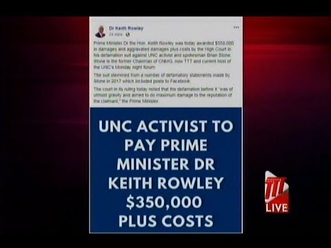 Prime Minister Awarded $350,000 In His Defamation Suit Against UNC Activist