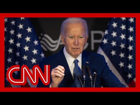 Hear what Biden said in first public remarks since leaving office