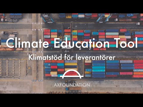Climate Education Tool - Klimatstöd för leverantörer