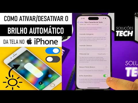 Como Ativar ou Desativar o BRILHO AUTOMÁTICO da Tela no iPhone