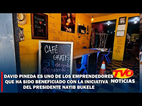 David Pineda es uno de los emprendedores que ha sido beneficiado con la iniciativa del presidente.