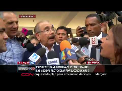 Presidente Medina anuncia Gobierno tomará más medidas en próximos días ante coronavirus