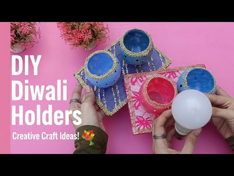 DIY Diwali Special Idea 💡|Diwali Home Decoration Idea |Easy DIY Bulb Idea