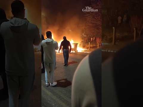 Councillor prevents Leeds riot violence from escalating #leeds #uk #uknews