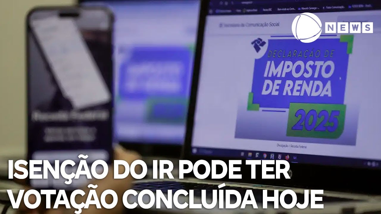 Isenção do IR pode ter votação concluída no Senado nesta quarta 05