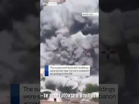 IDF strike building allegedly housing Hezbollah