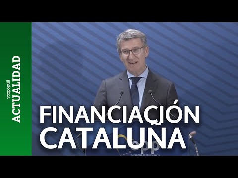 Feijóo, contra la financiación singular en Cataluña