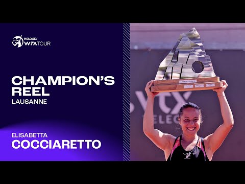 Champion Elisabetta Cocciaretto's TOP plays from Lausanne! 🙌