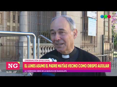 El lunes asume el padre Vecino como Obispo Auxiliar