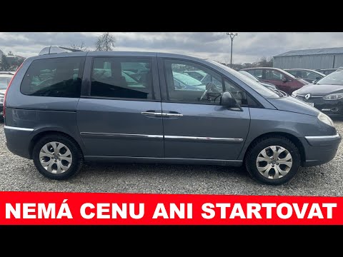 CITROEN C8 za 120 tisíc na bazaru a v reálném stavu bych nedal ani 40k.